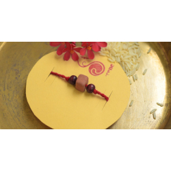 Terracotta ❂ Handmade . Rakhi { c }